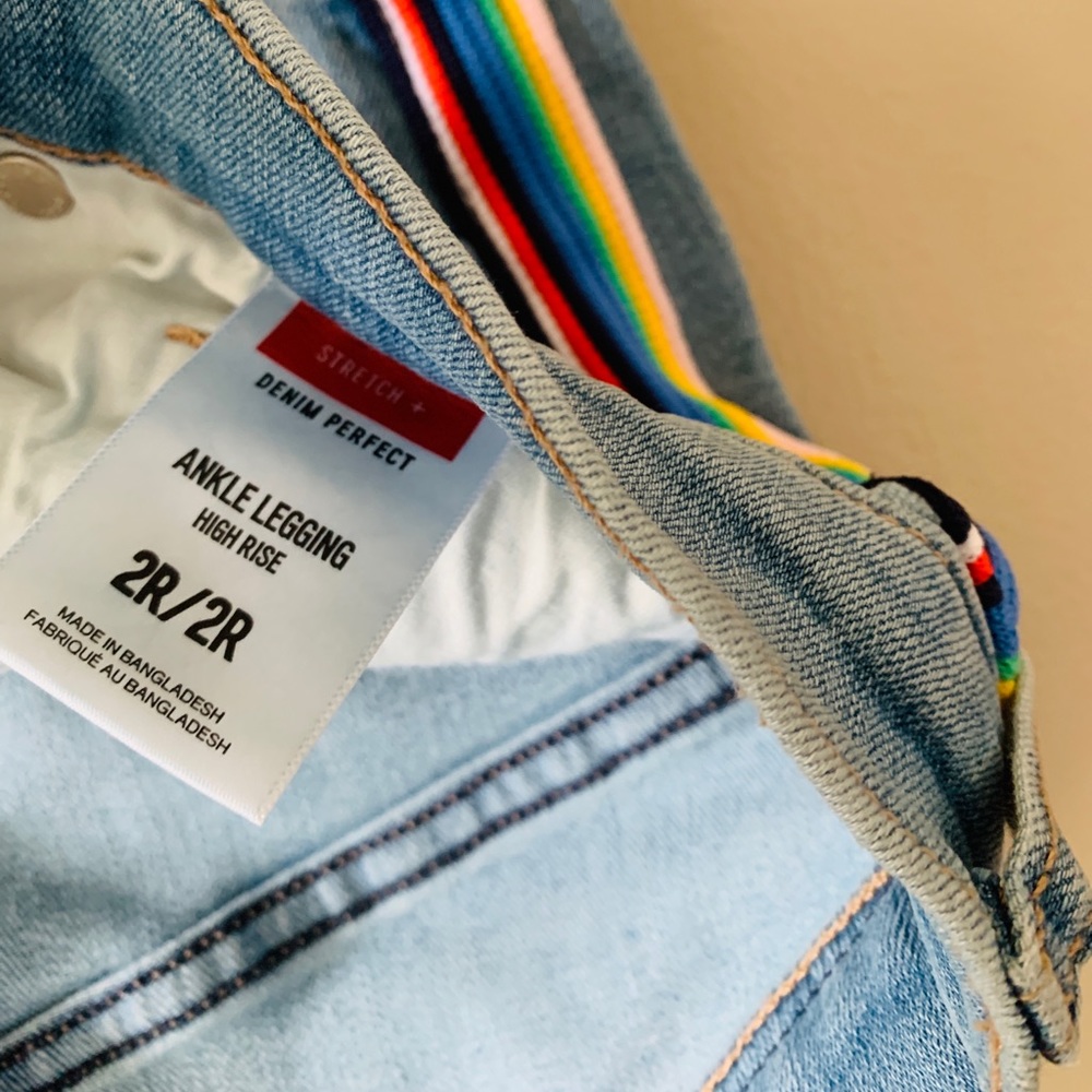 Express Raw Ankle Cuff W/ Multi Color Side - image 6